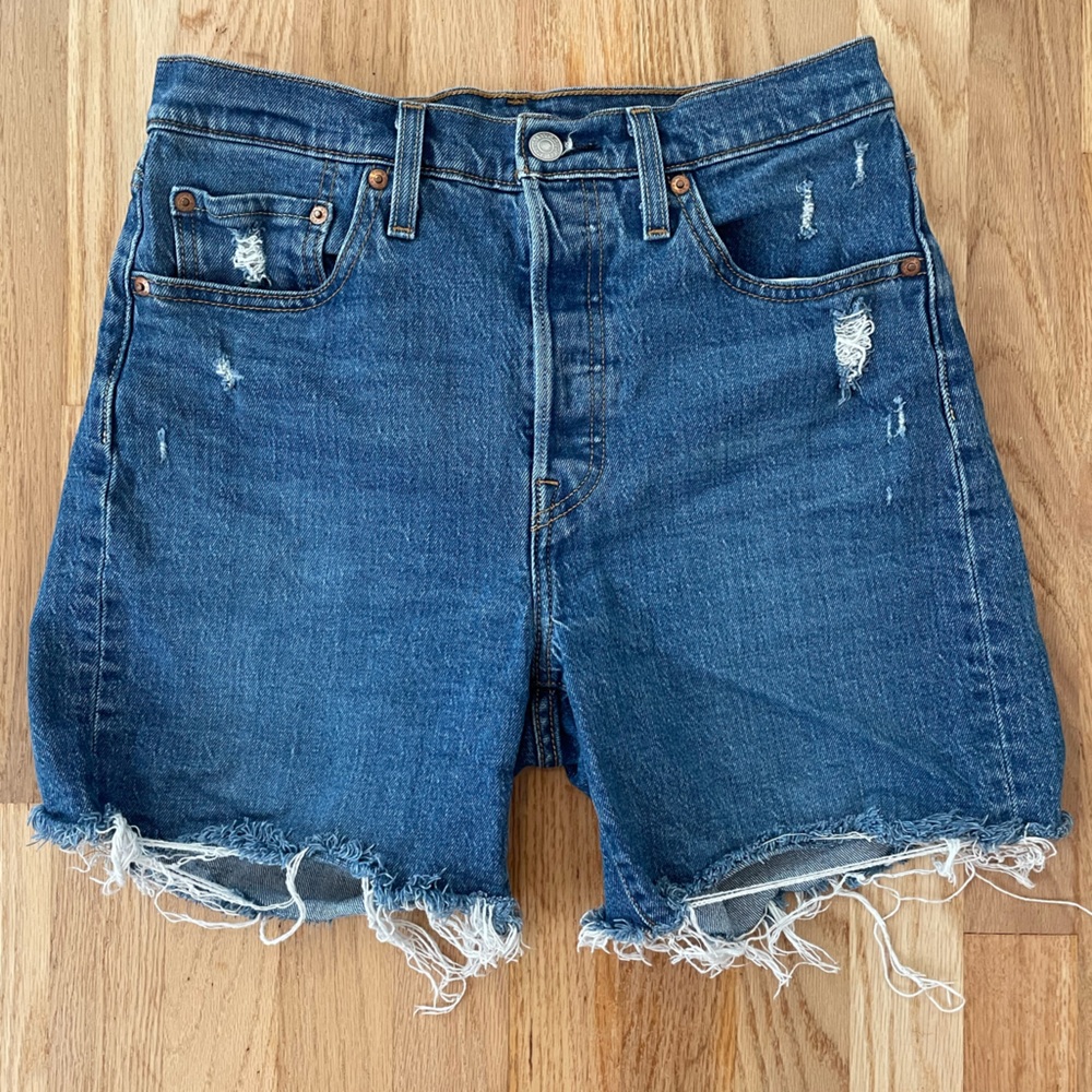 Levi’s Premium 501 High Rise Bermuda Shorts